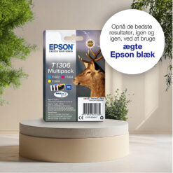 Alternative view of Epson Stag T1301 kronhjort DURABrite Ultra enkeltpakke sort blæk