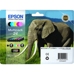 Alternative view of Epson Elephant Multipakke, 6 farver 24 Claria Photo HD Ink