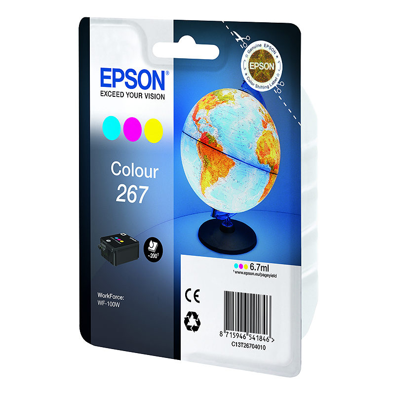 Epson Globe 267 globus enkeltpakke farveblæk - Billede 2