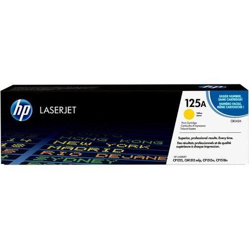 HP Toner Cart. CB542A (125A) für CLJ CP1215/1217/1515/ 1518/CM1312 yellow