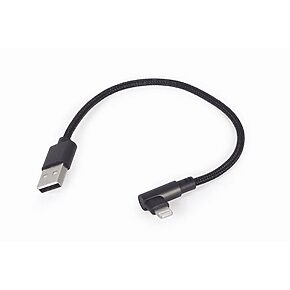 Angled 8-Pin USB charging & data cable