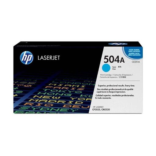 HP Toner-Cartridge standard capacity No. 504A cyan