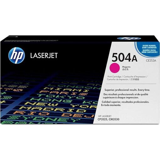 HP Toner-Cartridge standard capacity No. 504A magenta