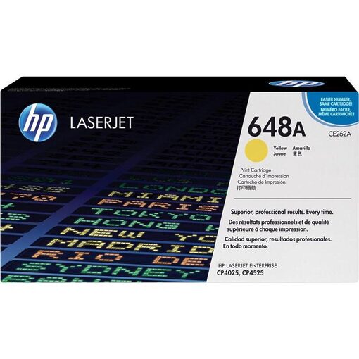 HP Toner Cart. CE262A für LJ CP4025/CP4525/ CM4540 yellow