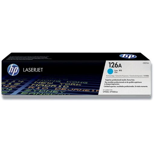 HP Toner Cart. CE311A (126A) für LJ Pro100/CP1020/CP1025/ CP1025NW cyan