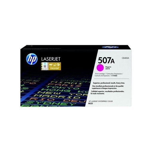 HP Toner-Cartridge standard capacity No. 507A magenta