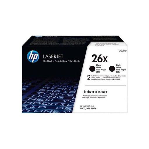 HP Toner Cart. CF226XD für LJ Pro M402d/M402dn/M402dw/ M402n/M426dw/M426fdn black high capacity twinpack