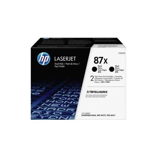 HP Toner Cart. CF287XD (87XD) für LJ M506/527 black high capacity twinpack