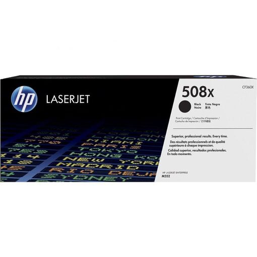 HP Toner Cart. CF360X (508X) für LJ Enterprise M552dn/ M553n/M553dn/M553x black high capacity