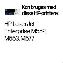 Alternative view of HP Original 508A LaserJet-tonerpatron, gul
