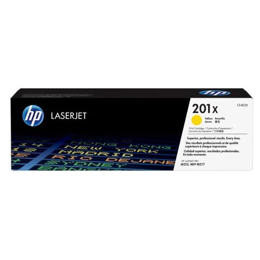 HP Toner Cart. CF402X (201X) für LJ Pro M252n/M252dw/ M277n/M277dw yellow high capacity