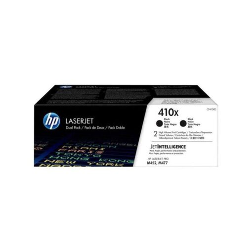 HP Toner Cart. CF410XD (410XD) für LJ Pro M452dn/M452nw/ M477fdn/M477fdw/M477fnw black high capacity twinpack