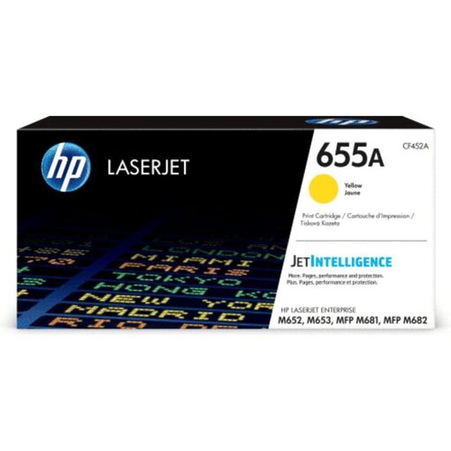 HP Toner Cart. CF452A (655A) für LJ Enterprise M652/M653/ M681/M682 yellow