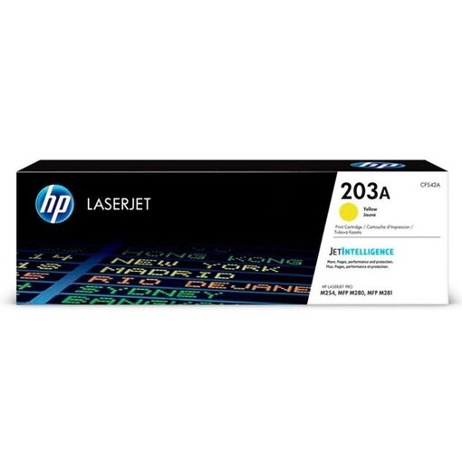 HP Toner-Cartridge standard capacity No. 203A yellow