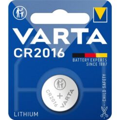 Batteri, Knapcelle Varta CR2016