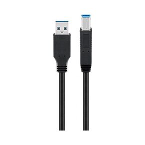 USB 3.0 Forbindelses kabel A/B 1.8m