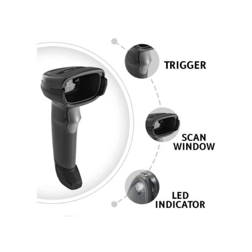 Zebra Barcode-Scanner DS2208 black (DS2208-SR7U2100AZW)