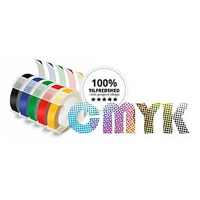 DYMO 3D tape 12mm gul CMYK komp.
