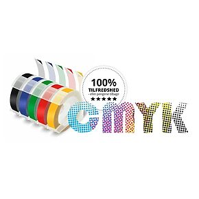DYMO 3D tape 6mm gul CMYK komp.