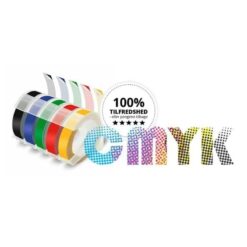 DYMO 3D tape 9mm grøn CMYK komp.