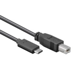 USB-C til USB-B M/M 2.0 - 1,8m