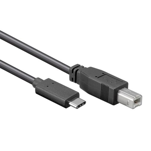 USB-C til USB-B M/M 2.0 - 1