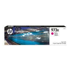 HP Original 973X PageWide-patron med høj kapacitet, magenta