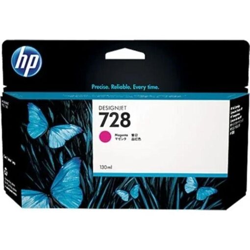 HP Ink Cart. F9J66A No. 728 für DesignJet T830 magenta high capacity