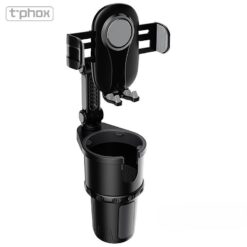 T-PHOX CAR HOLDER TH-07 WITH CUP HOLDER BLACK