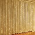 LED CURTAIN (100 LED LAMPS) 3Mx1M WITHOUT PENDANT WARM WHITE
