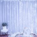 LED CURTAIN (100 LED LAMPS) 3Mx1M WITHOUT PENDANT COLD WHITE