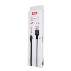 Alternative view of XO cable NB103 USB - microUSB 1,0 m 2,1A white