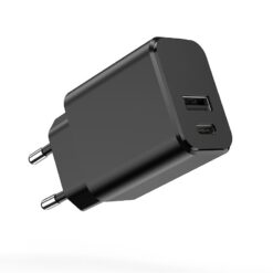 Alternative view of Setty charger 1x USB + USB-C 3A 20W black