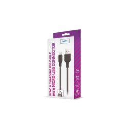 1m micro USB lade og data kabel