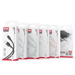 Alternative view of XO cable NB212 USB - Lightning 1,0 m 2,1A green