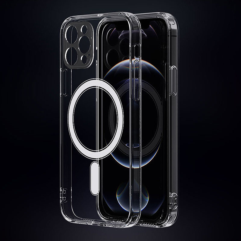 Anti Shock 1,5 mm Mag case for iPhone 14 Pro 6,1" transparent camera protection