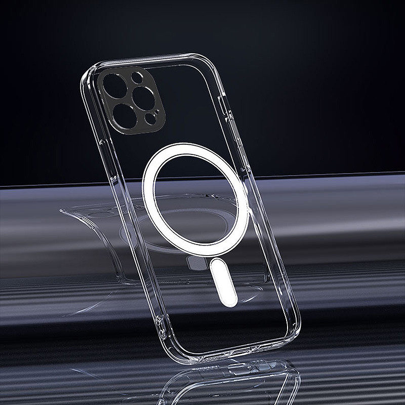 Anti Shock 1,5 mm Mag case for iPhone 14 Pro 6,1" transparent camera protection