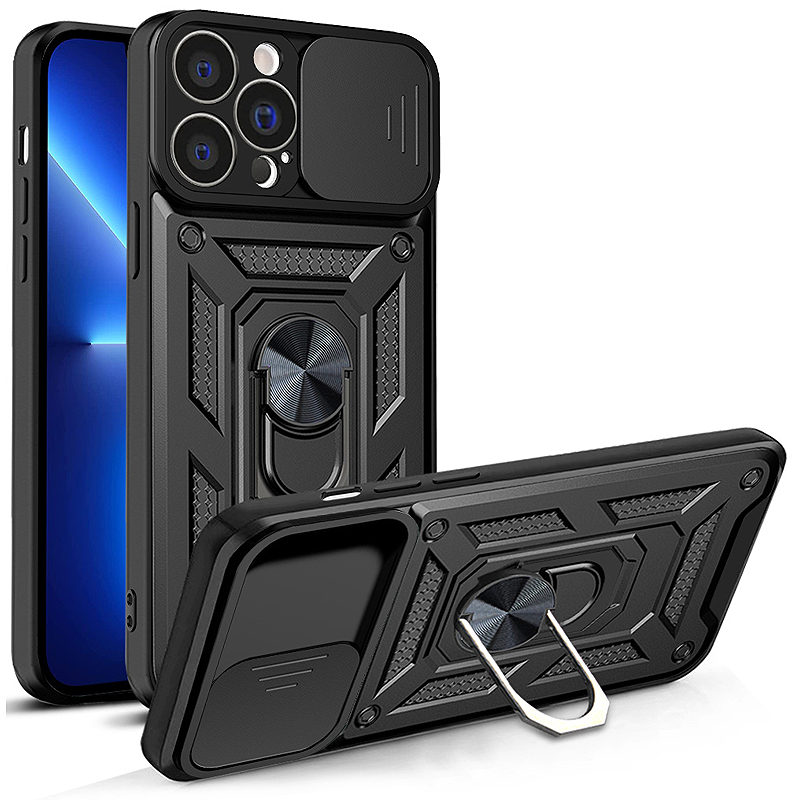 Defender Slide case for iPhone 13 Pro Max 6,7" black