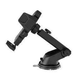 Alternative view of XO car holder C76 black with suction cup