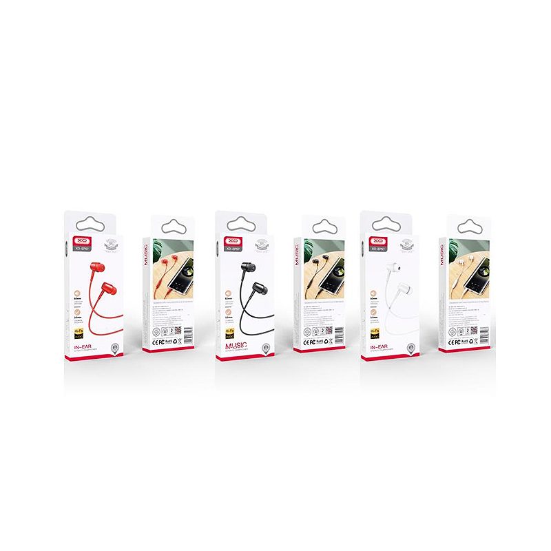 Alternative view of XO wired earphones EP57 jack 3,5mm white