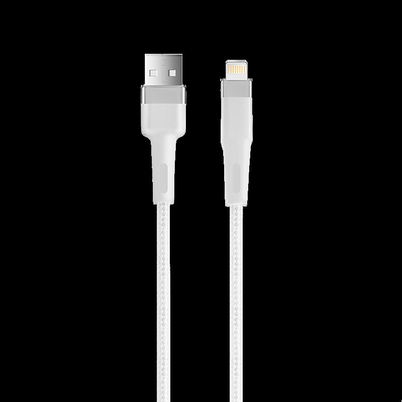 Setty USB - Lightning cable 1,2 m 2A KNA-L-1.220 white