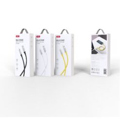 Alternative view of XO cable NB251 USB - microUSB 1,0 m 6A white
