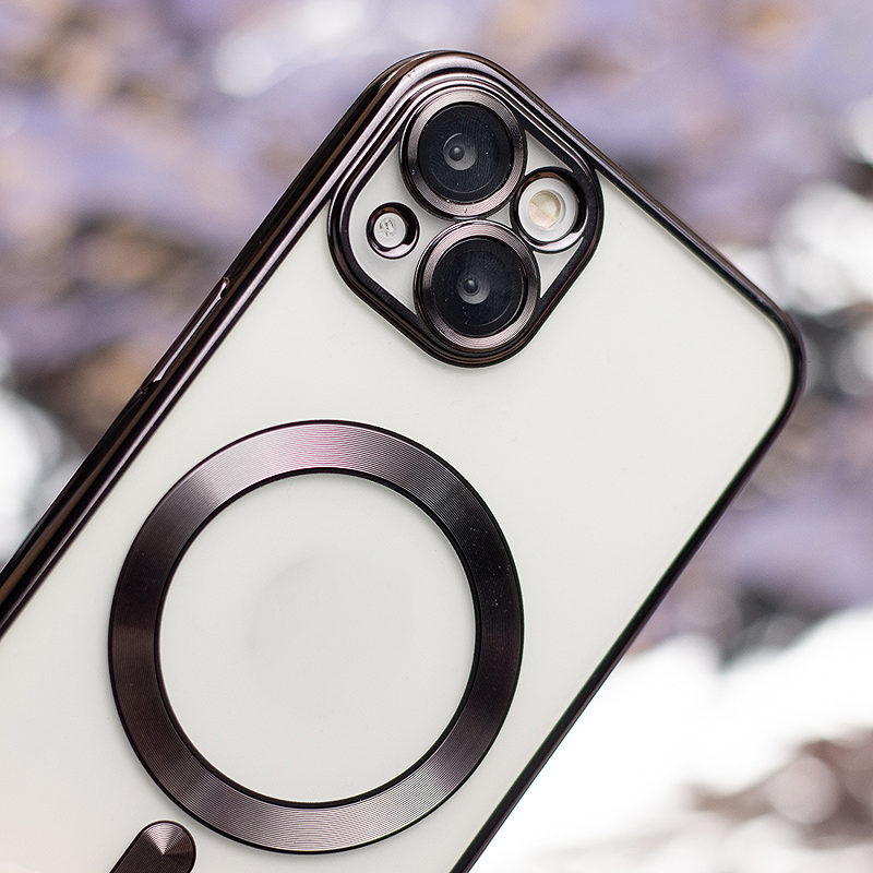 Color Chrome Mag case for iPhone 15 6,1" black