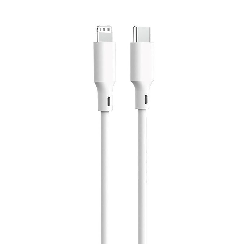 Forever recycling  cable USB-C - Lightning 1,5m 3A KR12-CL-00 white