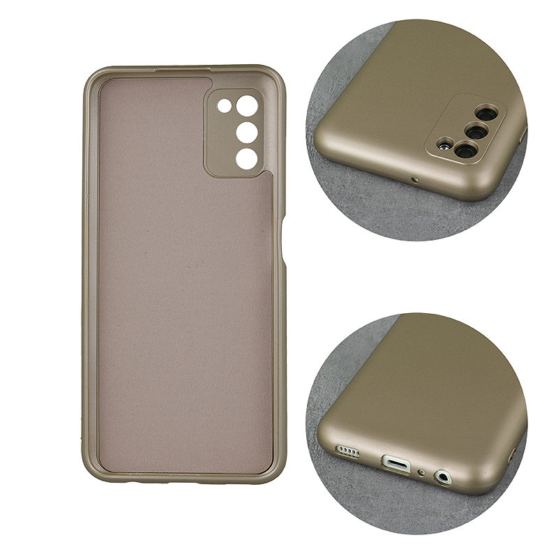 Metallic case for Samsung Galaxy A15 4G / A15 5G gold