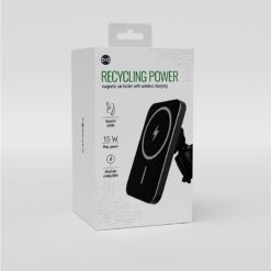 Forever recycling car holder with inductive charging, compatible with MagSafe RUS138-MS-01 - Billede 4