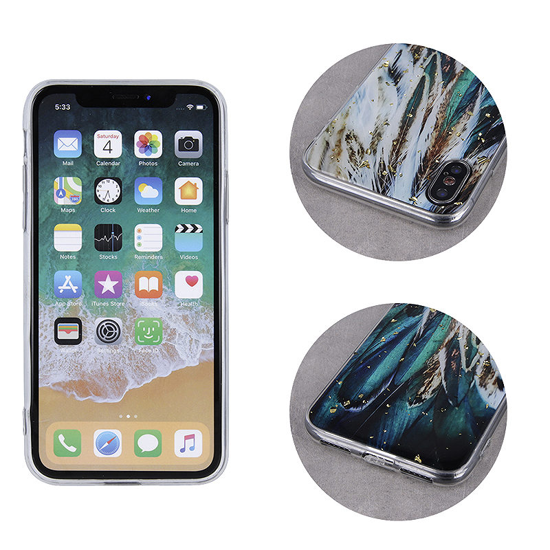Gold Glam case for Samsung Galaxy A25 5G (global) feathers