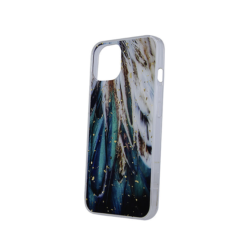 Gold Glam case for Samsung Galaxy A25 5G (global) feathers