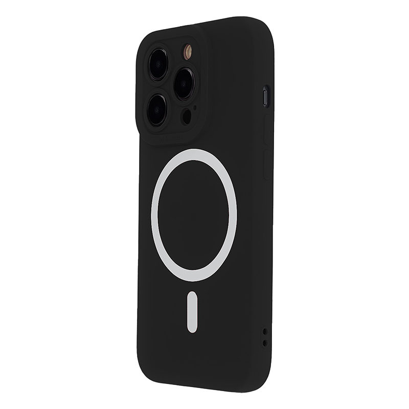 Silicon Soft Mag Case for iPhone 15 Plus 6,7" black