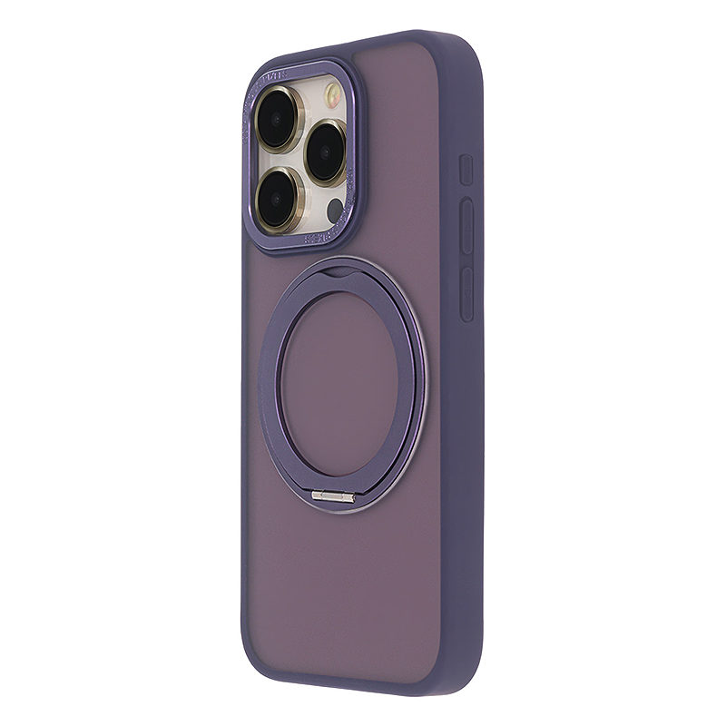 Secure Spinning Mag Case for iPhone 15 6,1" purple